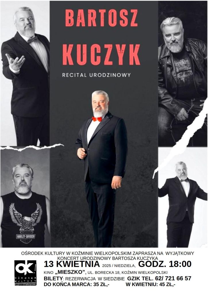 BARTOSZ KUCZYK - RECITAL URODZINOWY