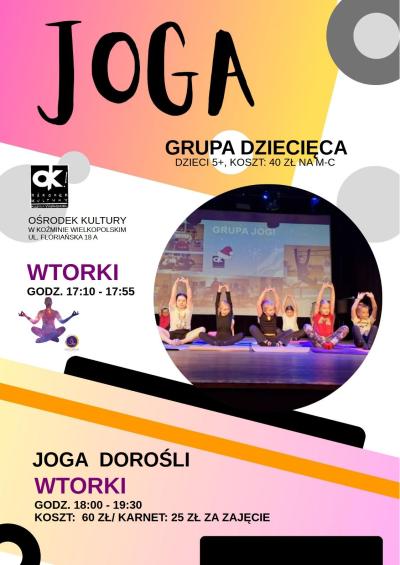 JOGA DLA DZIECI I DOROSŁYCH - ZAJĘCIA