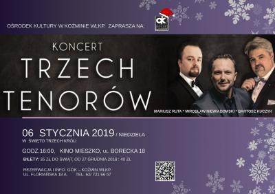 KONCERT TRZECH TENORÓW '2019