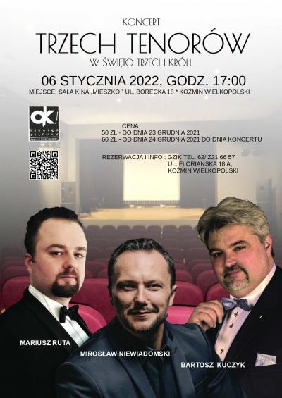 KONCERT TRZECH TENORÓW W ŚWIĘTO TRZECH KRÓLI