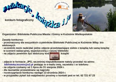 KONKURS FOTOGRAFICZNY - Z KSIĄŻKĄ W TLE