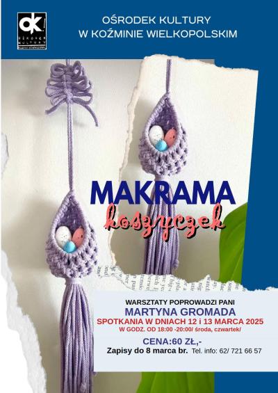 MAKRAMA - WARSZTATY