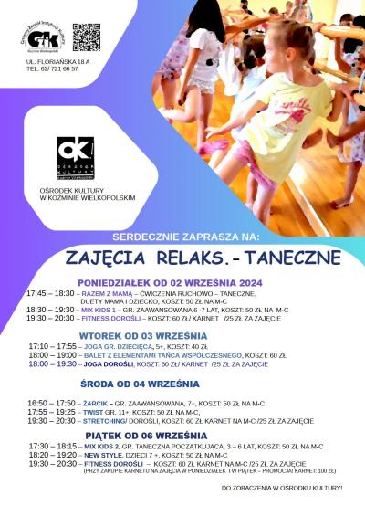PROPOZYCJE TANECZNYCH SEKCJI W OK!