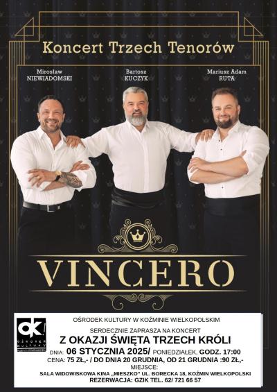 VINCERO KONCERT TRZECH TENORÓW