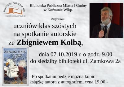 ZBIGNIEW KOŁBA - SPOTKANIE AUTORSKIE