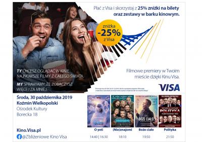 ZBLIŻENIOWE KINO VISA PAŹDZIERNIK '2019