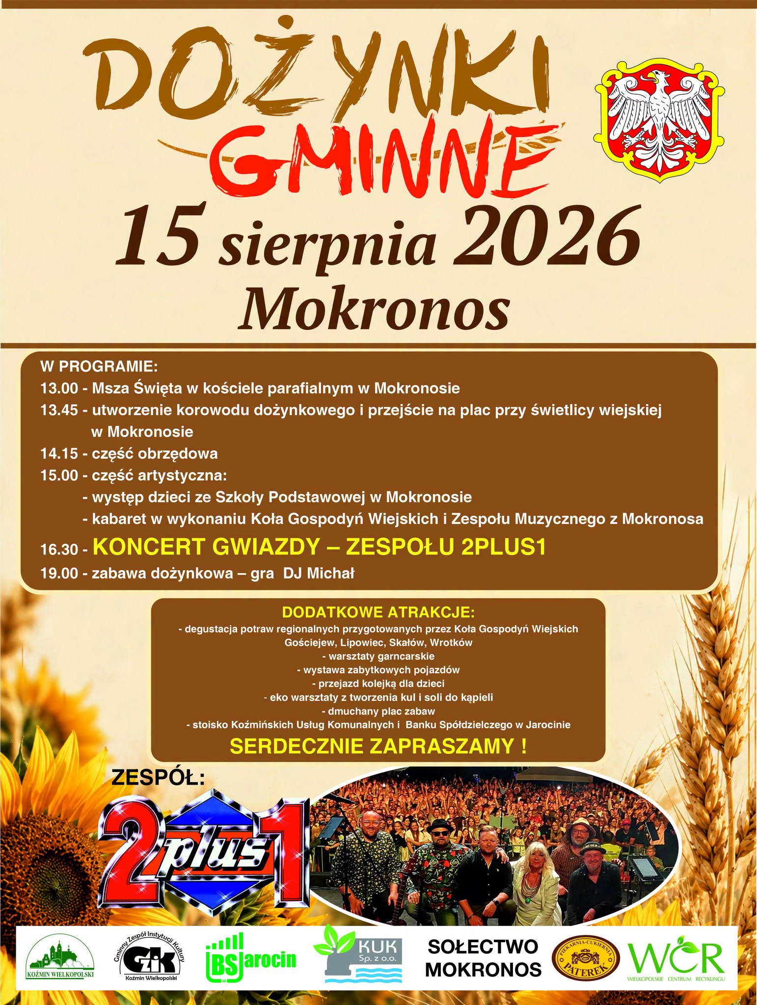 DOŻYNKI GMINNE 2026