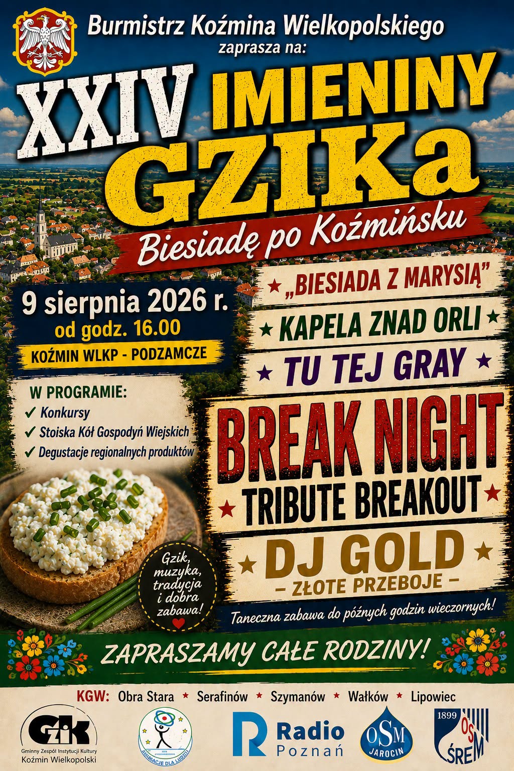 IMIENINY GZIK-a - 2026