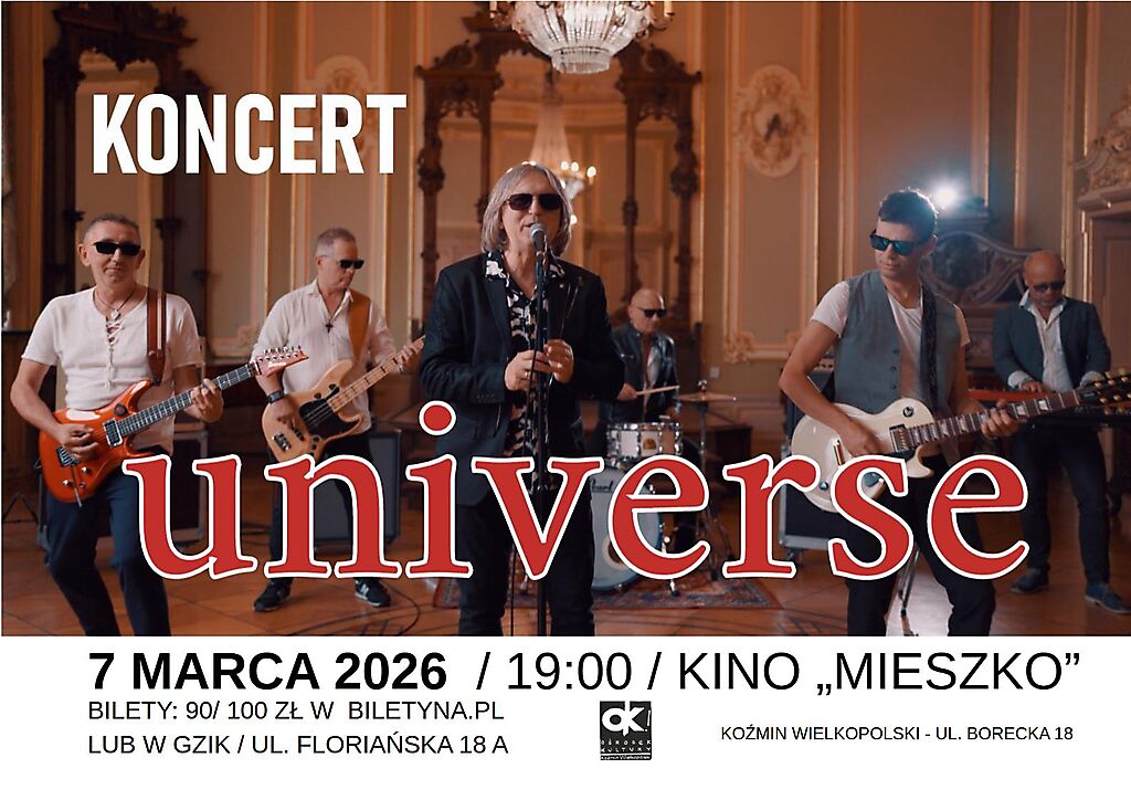 UNIVERSE - KONCERT - MARZEC 2026