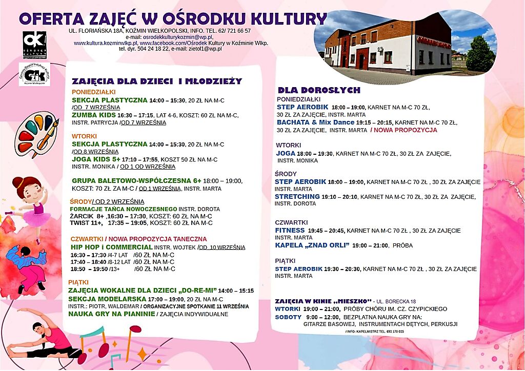 PLAN ZAJĘĆ OK! 2026/2027