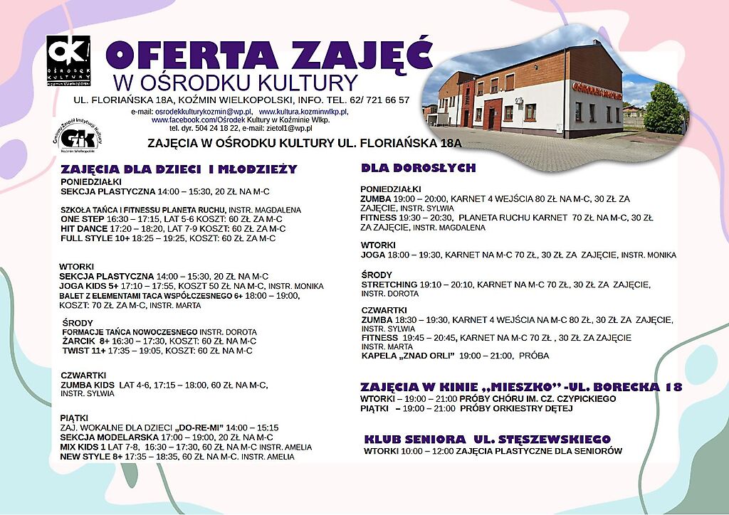 Zajęcia stałe 2025/2026