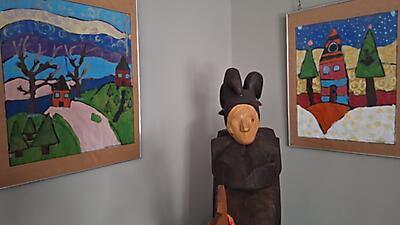 ZAJĘCIA  W SEKCJI PLASTYCZNEJ