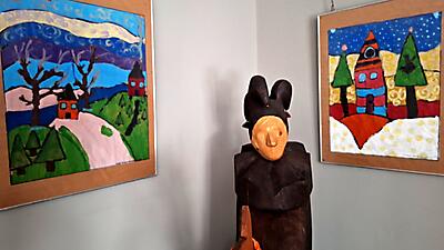 ZAJĘCIA  W SEKCJI PLASTYCZNEJ