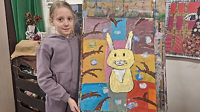 ZAJĘCIA  W SEKCJI PLASTYCZNEJ