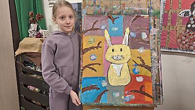 ZAJĘCIA  W SEKCJI PLASTYCZNEJ