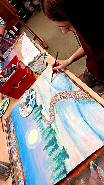 PRACA NAD NOWĄ WYSTAWĄ 