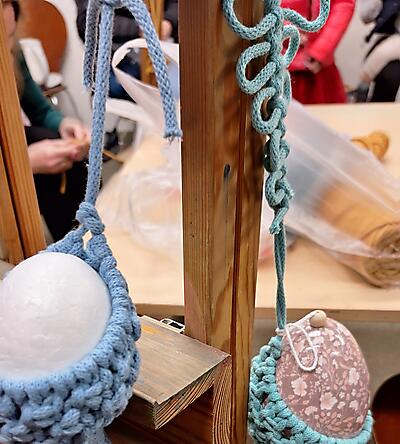 MAKRAMA KOSZYCZEK - WARSZTATY