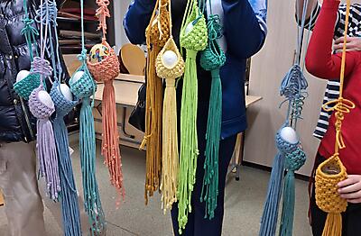 MAKRAMA KOSZYCZEK - WARSZTATY