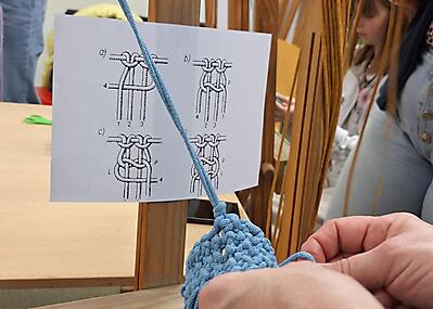 MAKRAMA KOSZYCZEK - WARSZTATY