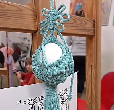 MAKRAMA KOSZYCZEK - WARSZTATY