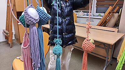 MAKRAMA KOSZYCZEK - WARSZTATY