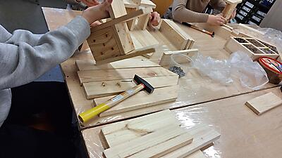 WARSZTATY STOLARSKIE - HOTELIK DLLA OWADÓW