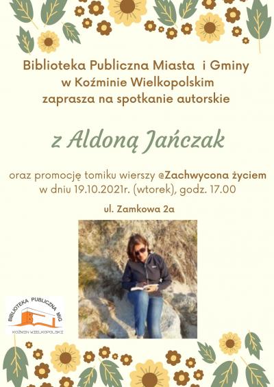 SPOTKANIE AUTORSKIE Z ALDONĄ JAŃCZAK