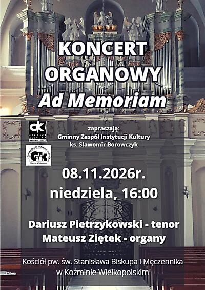 KONCERT ORGANOWY - 2026